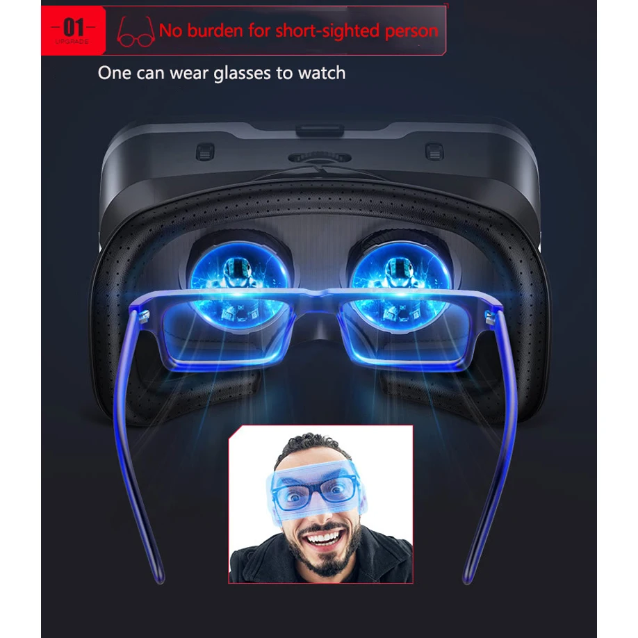 Vr Shinecon 10.0 Vr-Brille Für Smartphone – 3D-Virtual-Reality-Headset Für Spiele Und Videos Vr Shinecon 10.0 Vr-Brille Für Smartphone – 3D-Virtual-Reality-Headset Für Spiele Und Videos - Image 5