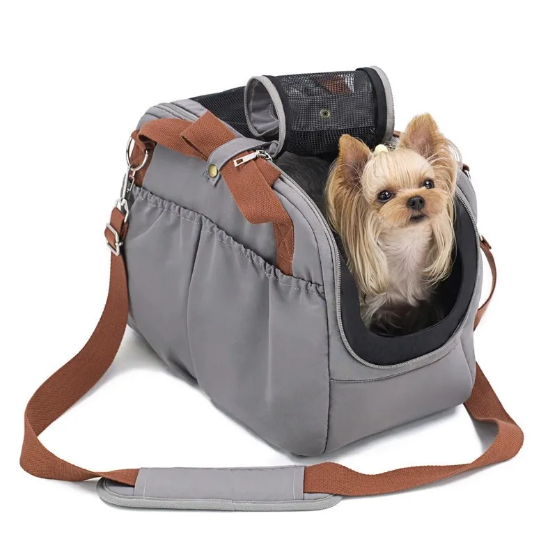 Portable Pet Dog Carrier Cat Travel Bag With Cover For Small Dogs Cats Puppies Soft-Sides Dog Car Seat Safe Bed Dog Handbag Portable Pet Dog Carrier Cat Travel Bag With Cover For Small Dogs Cats Puppies Soft-Sides Dog Car Seat Safe Bed Dog Handbag