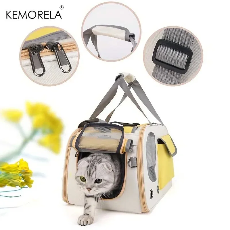 1Pcs Portable Pet Carrier Cat Bag For Cats And Dogs Ideal For Travel And Outdoor Activities Suitable For Cats And Small Dogs 1Pcs Portable Pet Carrier Cat Bag For Cats And Dogs Ideal For Travel And Outdoor Activities Suitable For Cats And Small Dogs - Image 2