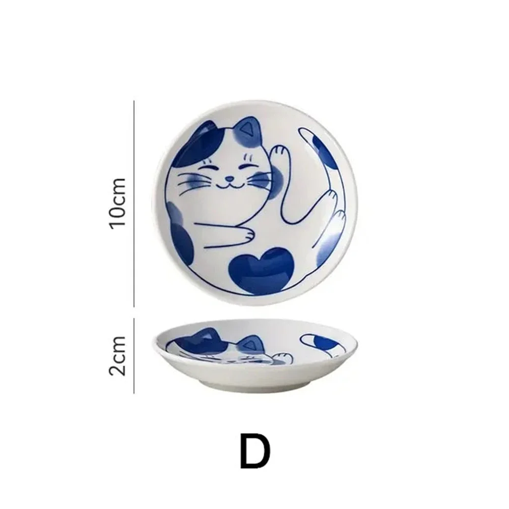 Creative Cartoon Lucky Cat Ceramic Dessert Sauce Dish Fruit Sushi Plate Creative Cartoon Lucky Cat Ceramic Dessert Sauce Dish Fruit Sushi Plate - Image 7