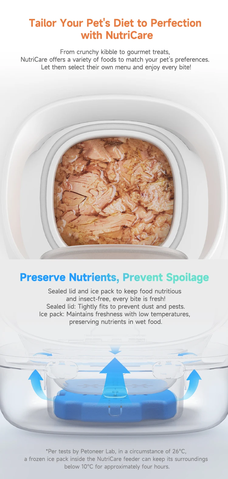 New Petoneer Nutricare Feeder Tailored For Multi-Pet Households Pet Feeder Cat And Dog Feeder With App Global Version New Petoneer Nutricare Feeder Tailored For Multi-Pet Households Pet Feeder Cat And Dog Feeder With App Global Version - Image 12
