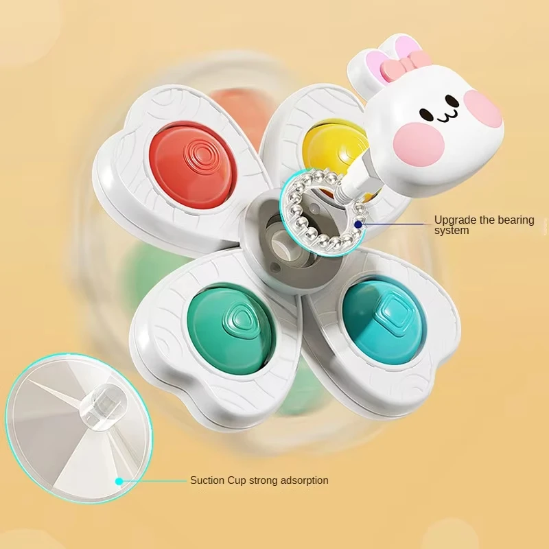 Baby Sucker Spinning Toys Children Bath Montessori Education Rotating 3 Years Bathroom Toys For Toddler Infant Toys For Baby Baby Sucker Spinning Toys Children Bath Montessori Education Rotating 3 Years Bathroom Toys For Toddler Infant Toys For Baby - Image 4