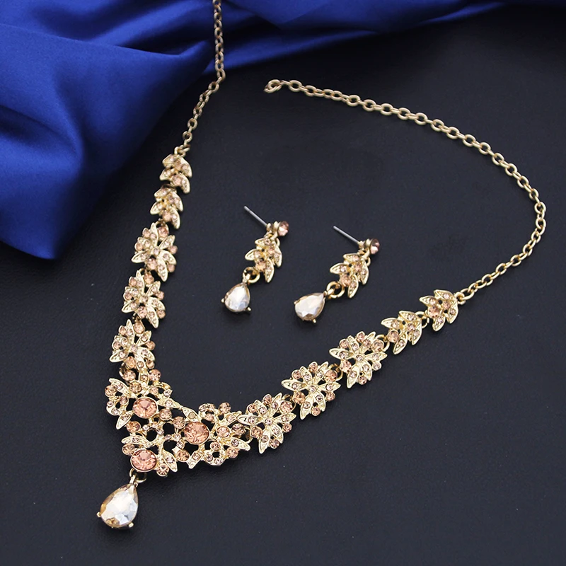 Mode Choker Halskette Sets Für Frauen Braut Schmuck Sets Party Prom Hochzeit Ohrringe Kostüm Zubehör Mode Choker Halskette Sets Für Frauen Braut Schmuck Sets Party Prom Hochzeit Ohrringe Kostüm Zubehör - Image 3