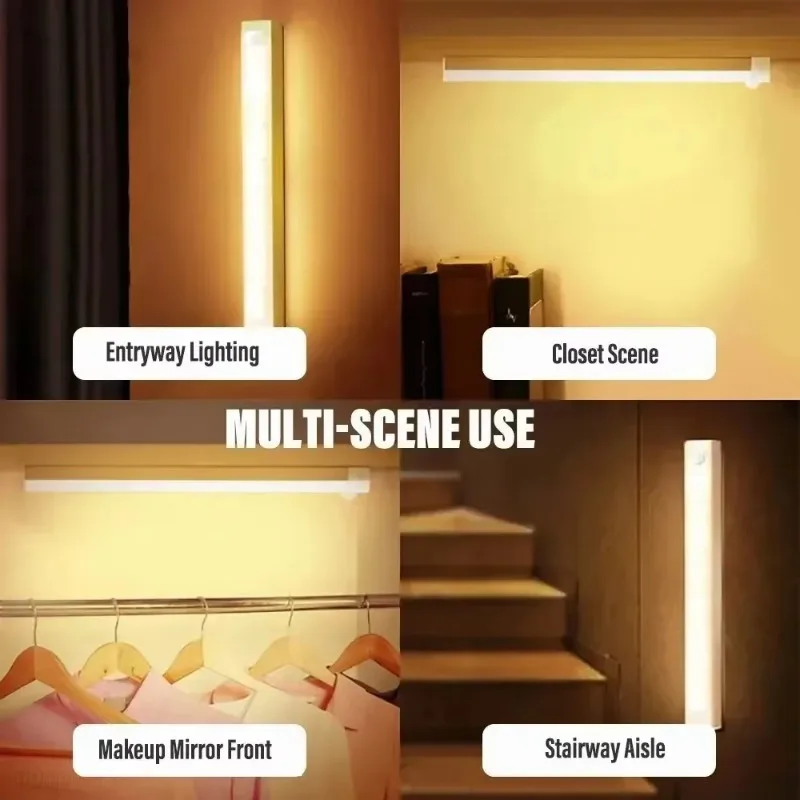 Nachtlicht, Usb-Aufladung, Magnetische Induktionslampe, Dimmbare Led-Unterschrankleuchte, Bewegungsmelder Für Nachttisch, Kleiderschrank, Treppe Nachtlicht, Usb-Aufladung, Magnetische Induktionslampe, Dimmbare Led-Unterschrankleuchte, Bewegungsmelder Für Nachttisch, Kleiderschrank, Treppe - Image 5