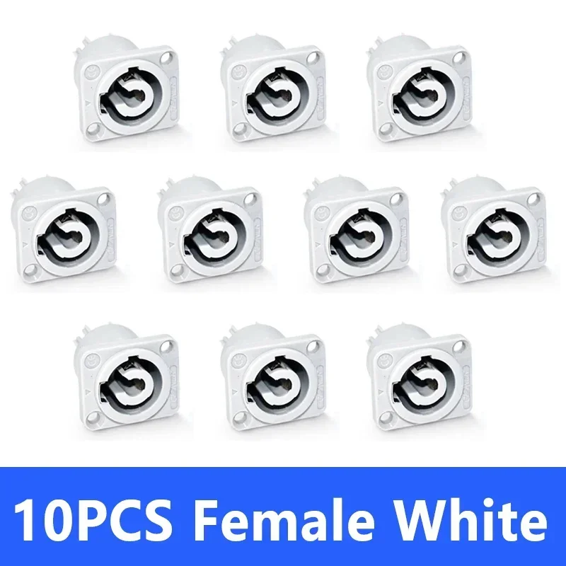10-Teiliges 3-Poliges Powercon Stecker Set – Verriegelbare Ac-Kabelstecker Mit Chassis-Buchsen Für Led-Bildschirme Und Bühnenlicht 10-Teiliges 3-Poliges Powercon Stecker Set – Verriegelbare Ac-Kabelstecker Mit Chassis-Buchsen Für Led-Bildschirme Und Bühnenlicht - Image 10