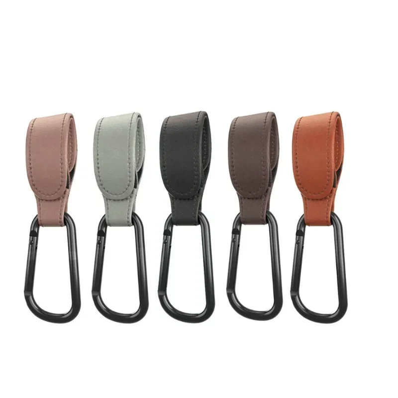 1/2Pcs Pu Leather Baby Bag Stroller Hook Pram Cart Organizer 360 Degree Rotatable Hook High-Quality Crochet Stroller Accessories 1/2Pcs Pu Leather Baby Bag Stroller Hook Pram Cart Organizer 360 Degree Rotatable Hook High-Quality Crochet Stroller Accessories - Image 5