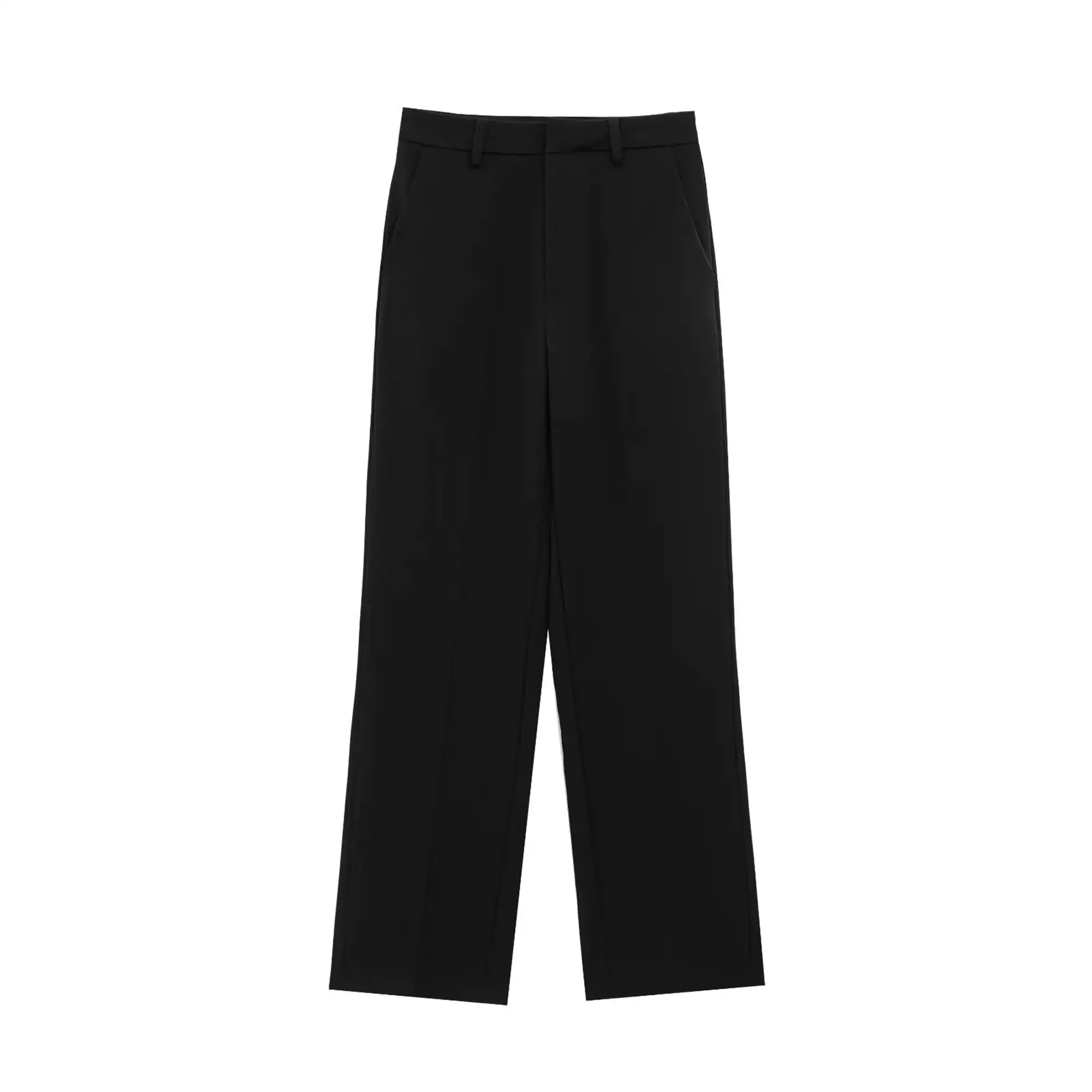 Tfmln Damen Hosenanzug Set – Sommer Zweiteiler Mit Revers-Oberteil Und Weiter Hose In Schwarz Tfmln Damen Hosenanzug Set – Sommer Zweiteiler Mit Revers-Oberteil Und Weiter Hose In Schwarz - Image 4