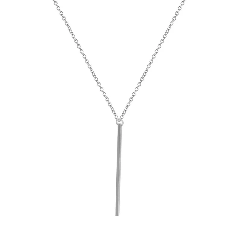 Neue 60Cm Reine 925 Sterling Silber Lange Halskette Bordstein O-Kette Choker Anhänger Bar Geformte Halsketten Frauen Mädchen Geschenk Edlen Schmuck Neue 60Cm Reine 925 Sterling Silber Lange Halskette Bordstein O-Kette Choker Anhänger Bar Geformte Halsketten Frauen Mädchen Geschenk Edlen Schmuck - Image 7