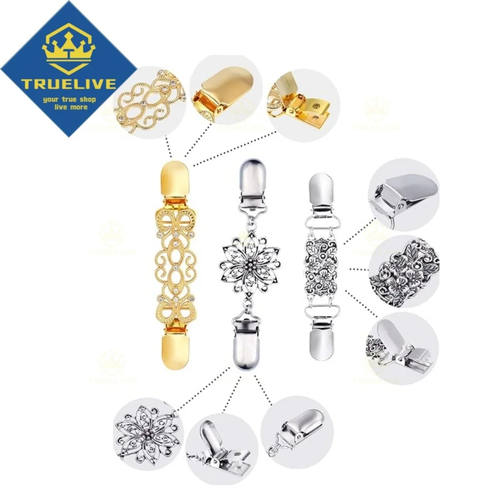 3/1Pcs Vintage Retro Pullover Schal Clips Verschlüsse Kleidung Pins Kleider Clip Brosche Clip Hemd Clips Für Frauen Mädchen Strass 3/1Pcs Vintage Retro Pullover Schal Clips Verschlüsse Kleidung Pins Kleider Clip Brosche Clip Hemd Clips Für Frauen Mädchen Strass - Image 2