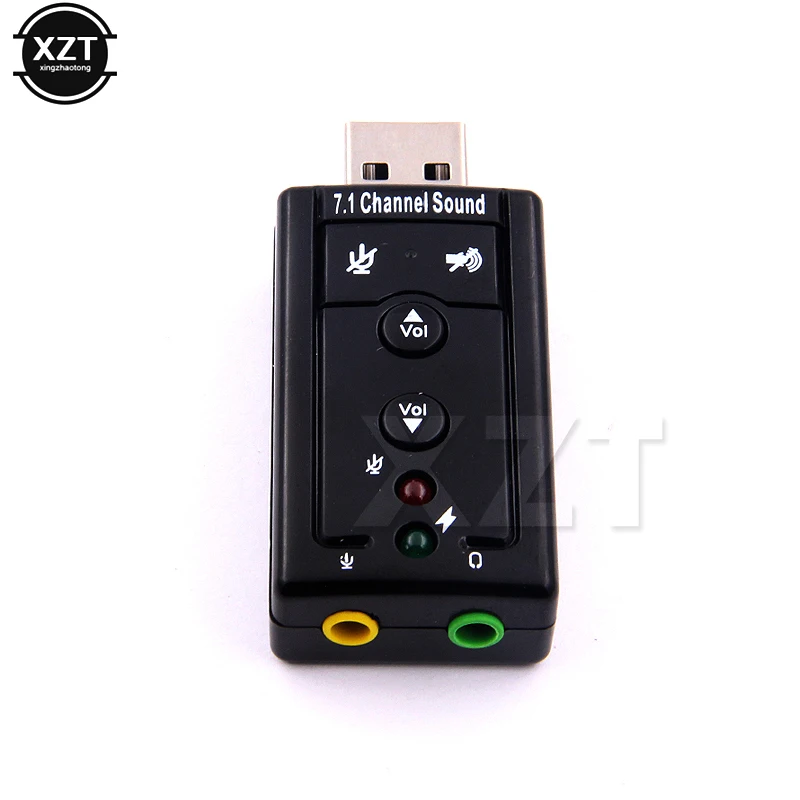 Externe Usb-Soundkarte Mini 2.0 – 7.1-Kanal-Audio, Virtueller 3D-Sound, 480 Mbit/S Für Pc, Desktop &Amp; Notebook Externe Usb-Soundkarte Mini 2.0 – 7.1-Kanal-Audio, Virtueller 3D-Sound, 480 Mbit/S Für Pc, Desktop &Amp; Notebook - Image 6