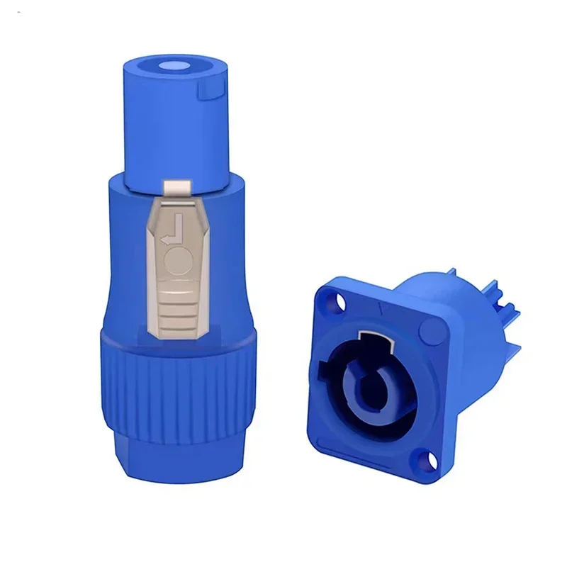 10-Teiliges 3-Poliges Powercon Stecker Set – Verriegelbare Ac-Kabelstecker Mit Chassis-Buchsen Für Led-Bildschirme Und Bühnenlicht 10-Teiliges 3-Poliges Powercon Stecker Set – Verriegelbare Ac-Kabelstecker Mit Chassis-Buchsen Für Led-Bildschirme Und Bühnenlicht - Image 4