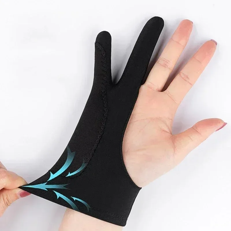 2-Finger-Anti-Touch-Handschuhe Für Ipad/Zeichentablett – Digitaler Kunsthandschuh Mit Glatter Nylonfaser | Verhindern Sie Verschmutzungen Auf Bildschirm Und Papier 2-Finger-Anti-Touch-Handschuhe Für Ipad/Zeichentablett – Digitaler Kunsthandschuh Mit Glatter Nylonfaser | Verhindern Sie Verschmutzungen Auf Bildschirm Und Papier - Image 2
