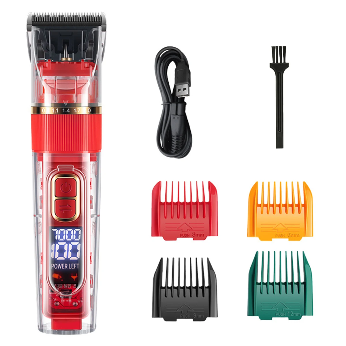 Katzen- Und Hundehaarschneider Elektrischer Professioneller Tierhaarschneider Geräuscharmer Haarschneider Usb-Aufladbar Tierpflege-Schermaschinen-Set Katzen- Und Hundehaarschneider Elektrischer Professioneller Tierhaarschneider Geräuscharmer Haarschneider Usb-Aufladbar Tierpflege-Schermaschinen-Set - Image 9
