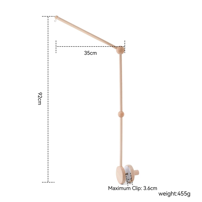 Baby Mobile Spielzeug Holz 0-12 Monate Rassel Spielzeug Baby Krippe Mobile Spielzeug Teddy Plüsch Alpaka Krippe Glocke Hängen Spielzeug Baby Krippe Halterung Baby Mobile Spielzeug Holz 0-12 Monate Rassel Spielzeug Baby Krippe Mobile Spielzeug Teddy Plüsch Alpaka Krippe Glocke Hängen Spielzeug Baby Krippe Halterung - Image 7