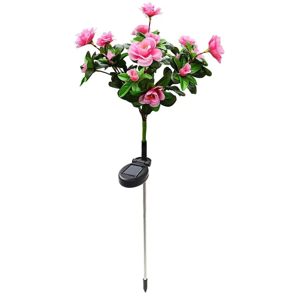 Led-Solarleuchte, Wasserdicht, Azalea-Solarblumenlampe, Dekorativ Für Den Außenbereich, Für Garten, Hof, Rasen, Wegbeleuchtung, Urlaub, Hochzeitsdekoration Led-Solarleuchte, Wasserdicht, Azalea-Solarblumenlampe, Dekorativ Für Den Außenbereich, Für Garten, Hof, Rasen, Wegbeleuchtung, Urlaub, Hochzeitsdekoration - Image 9