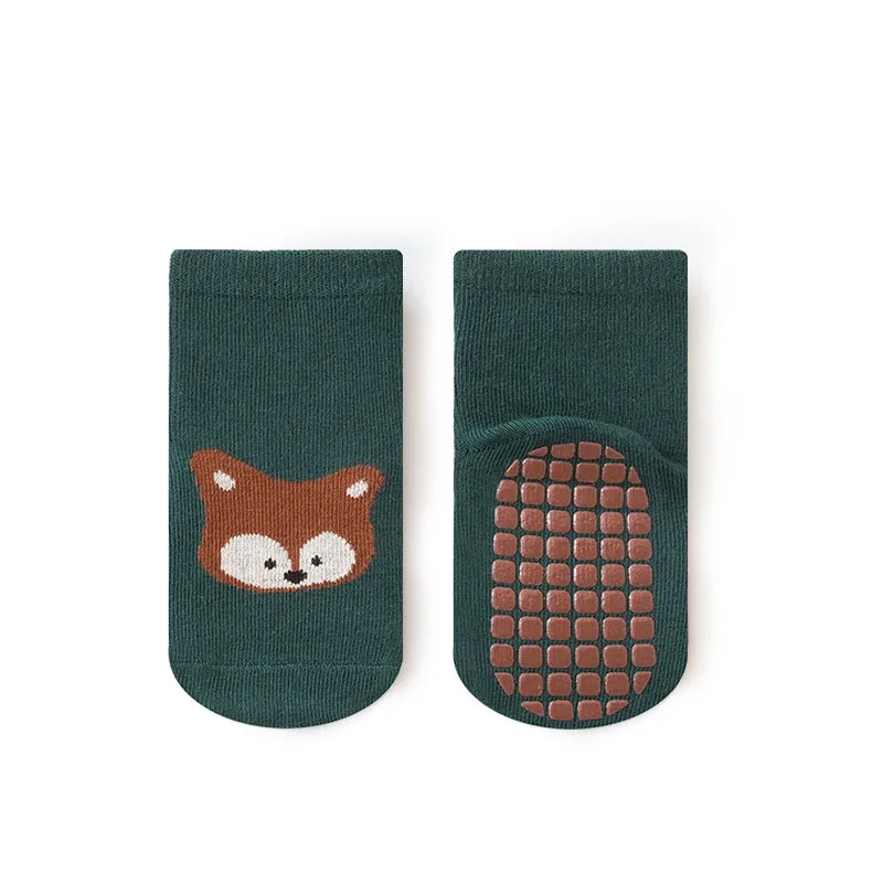 6 Pairs Kids Non-Slip Socks Cute Cartoon Fox And Bear Pattern Childrens Boys Girls Floor Socks Comfortable For Toddler 6 Pairs Kids Non-Slip Socks Cute Cartoon Fox And Bear Pattern Childrens Boys Girls Floor Socks Comfortable For Toddler - Image 6