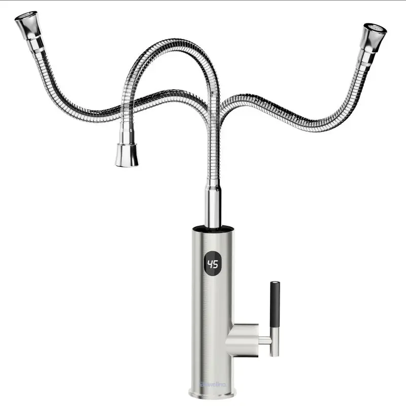 Briwellna Elektrischer Warmwasserbereiter, Warmwasserhahn, 2-In-1-Waschtischarmatur, Durchlauferhitzer, 220 V, Durchlauferhitzer, Wasserhahn Für Zuhause Briwellna Elektrischer Warmwasserbereiter, Warmwasserhahn, 2-In-1-Waschtischarmatur, Durchlauferhitzer, 220 V, Durchlauferhitzer, Wasserhahn Für Zuhause - Image 9