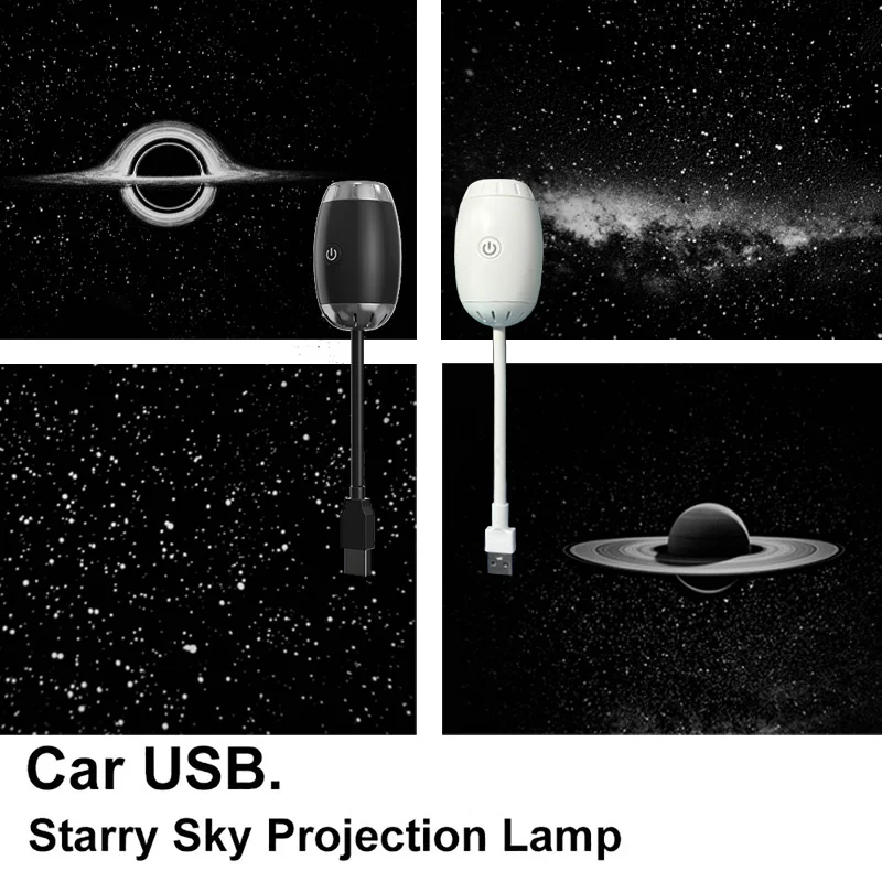 Galaxy Projektor Usb-Nachtlicht – Led-Sternenhimmel-Lampe Für Auto, Schlafzimmer, Gaming, Zimmer &Amp; Partys Galaxy Projektor