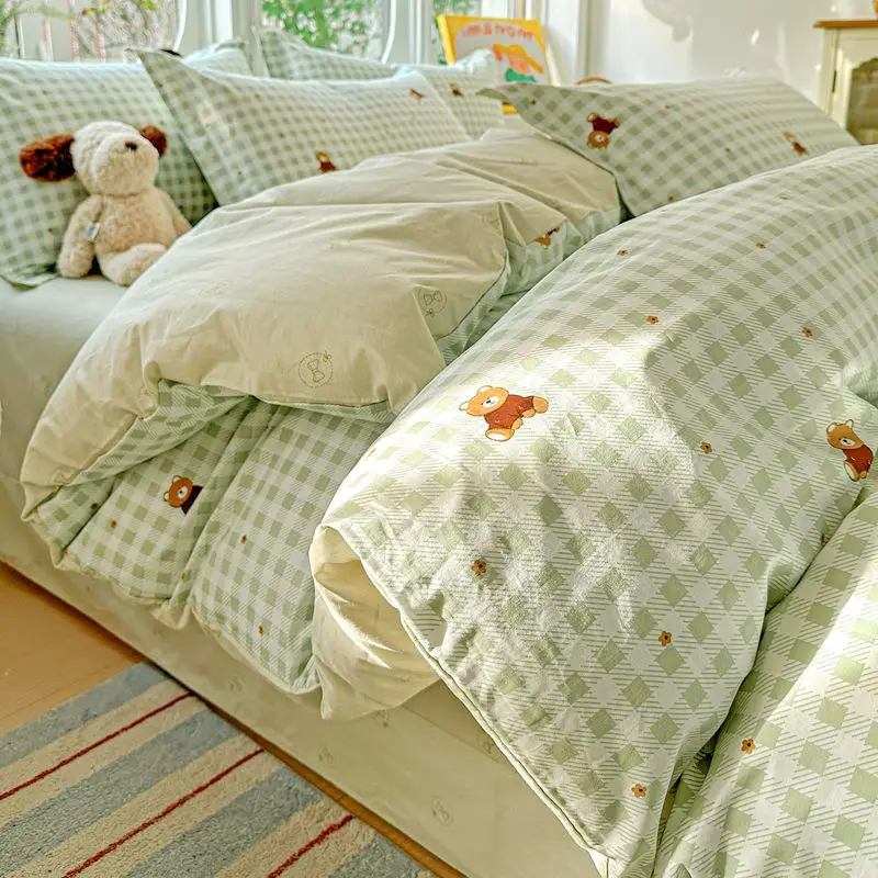 100% Cotton Bedding Set Duvet Set, Quilt Cover Pillow Sham, Wrinkle Free Machine Washable, All Season Comfort 240X220 100% Cotton Bedding Set Duvet Set, Quilt Cover Pillow Sham, Wrinkle Free Machine Washable, All Season Comfort 240X220 - Image 7