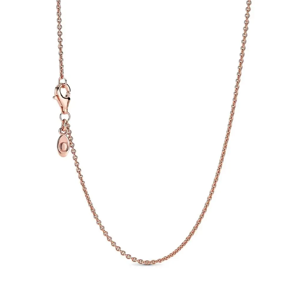 Neue Damen-Schmuck-Halskette Aus Roségold Aus 925Er-Sterlingsilber Kann Mit Originellem Charm-Anhänger-Halskette-Dly-Schmuckgeschenk Entworfen Werden Neue Damen-Schmuck-Halskette Aus Roségold Aus 925Er-Sterlingsilber Kann Mit Originellem Charm-Anhänger-Halskette-Dly-Schmuckgeschenk Entworfen Werden - Image 3