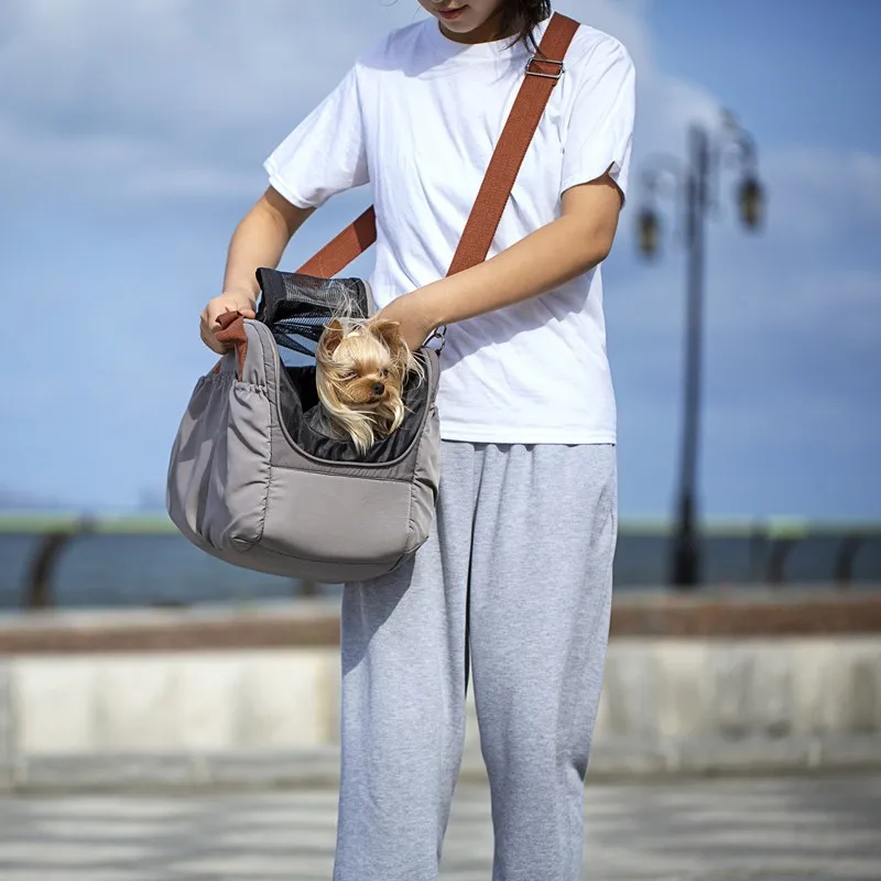 Portable Pet Dog Carrier Cat Travel Bag With Cover For Small Dogs Cats Puppies Soft-Sides Dog Car Seat Safe Bed Dog Handbag Portable Pet Dog Carrier Cat Travel Bag With Cover For Small Dogs Cats Puppies Soft-Sides Dog Car Seat Safe Bed Dog Handbag - Image 4