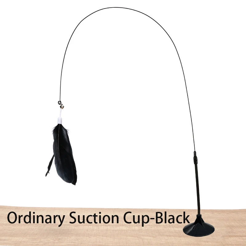 Interactive Cat Toy Handfree Cat Stick Playing Kitten Playing Teaser Wand Toy Suction Cup Bird/Feather Cat Wand Pet Supplies Interactive Cat Toy Handfree Cat Stick Playing Kitten Playing Teaser Wand Toy Suction Cup Bird/Feather Cat Wand Pet Supplies - Image 12