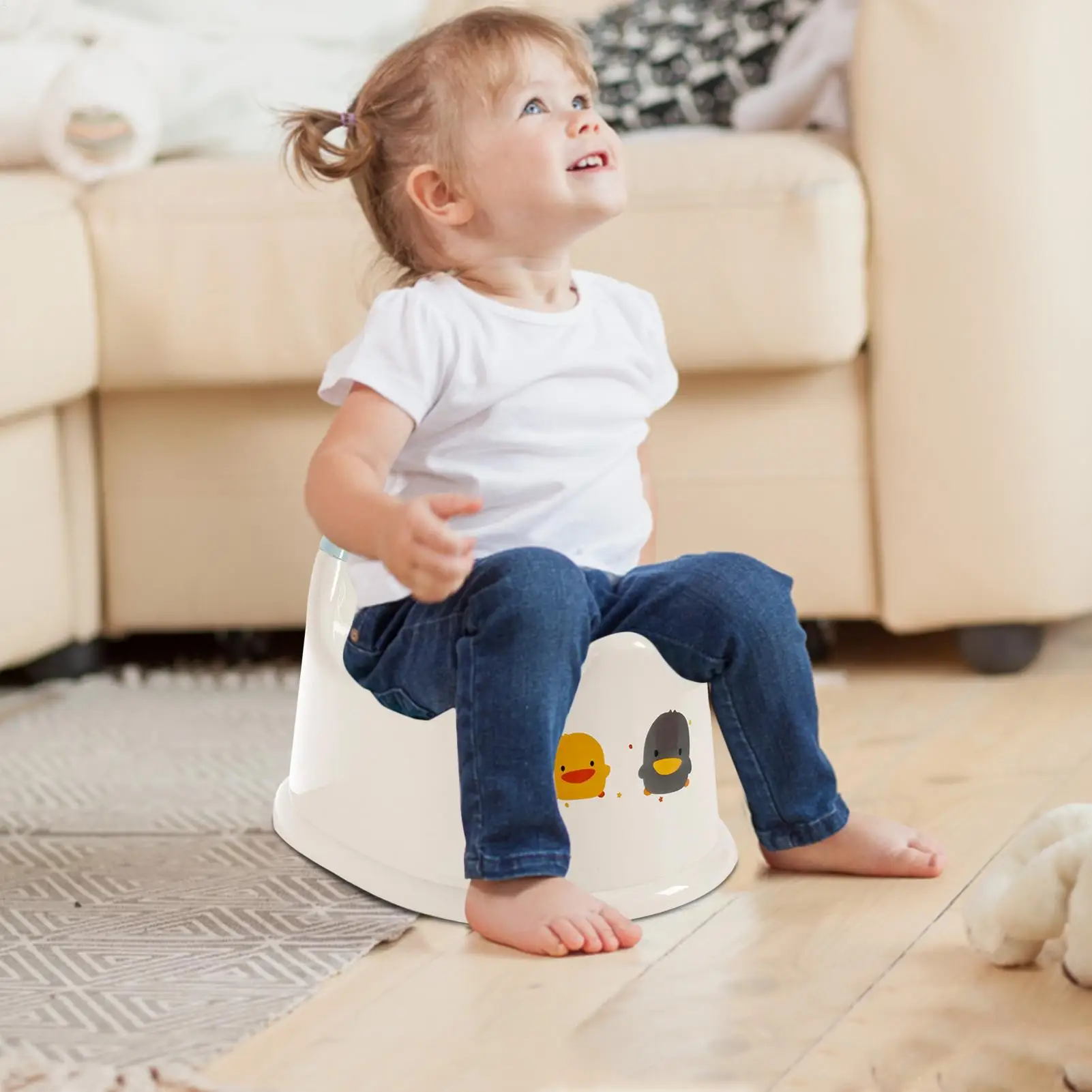 Toilet Seat Toddler Cute Toddler Potty Training Toilet Seat Lightweight Spill Proof Portable Easy Cleaning Toilet For Children Toilet Seat Toddler Cute Toddler Potty Training Toilet Seat Lightweight Spill Proof Portable Easy Cleaning Toilet For Children - Image 9