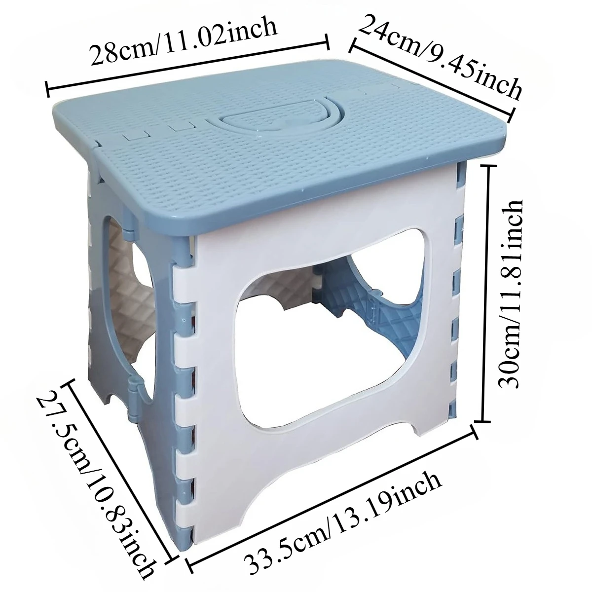 Foldable Step Stool – 300 Lb Capacity, Anti-Slip Treads &Amp; Reinforced Plastic For Kitchen, Bathroom &Amp; Home Foldable Step Stool – 300 Lb Capacity, Anti-Slip Treads &Amp; Reinforced Plastic For Kitchen, Bathroom &Amp; Home - Image 2