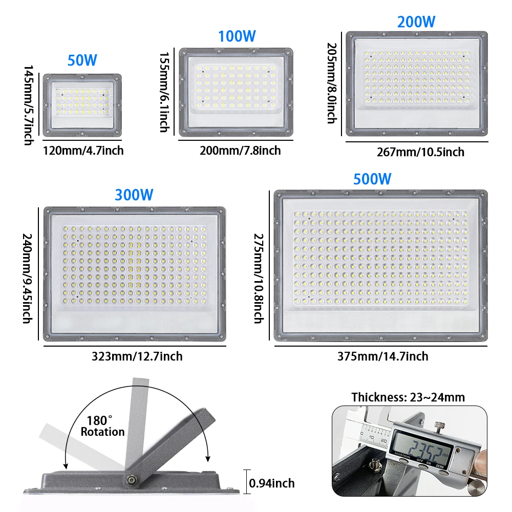50W Led Flutlicht 220V – Ip65 Außenstrahler Für Garten, Straße Und Outdoor-Beleuchtung 50W Led Flutlicht 220V – Ip65 Außenstrahler Für Garten, Straße Und Outdoor-Beleuchtung - Image 3