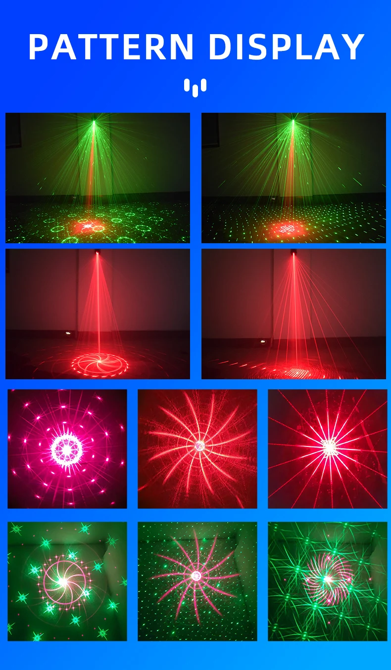 Yr10 Mini 60-Muster-Projektor – Led Partylicht Mit Fernbedienung Für Dj, Disco, Bühne Und Weihnachten Yr10 Mini 60-Muster-Projektor – Led Partylicht Mit Fernbedienung Für Dj, Disco, Bühne Und Weihnachten - Image 6