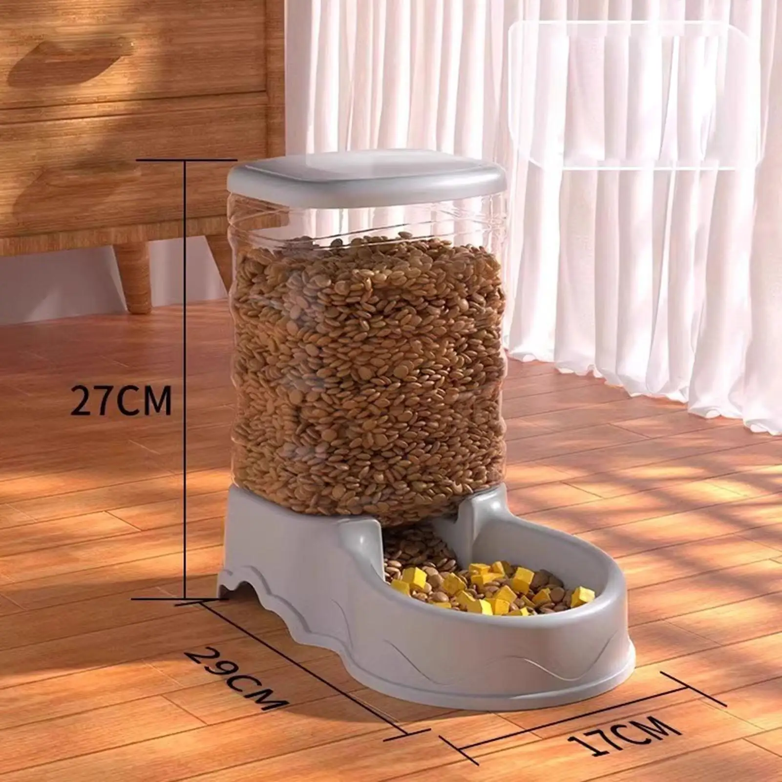 Cat Feeder For Dry Food Cat Waterer Food Feeder Large Capacity Automatic Dog And Cat Water Dispenser For Small To Medium Pets Cat Feeder For Dry Food Cat Waterer Food Feeder Large Capacity Automatic Dog And Cat Water Dispenser For Small To Medium Pets - Image 18
