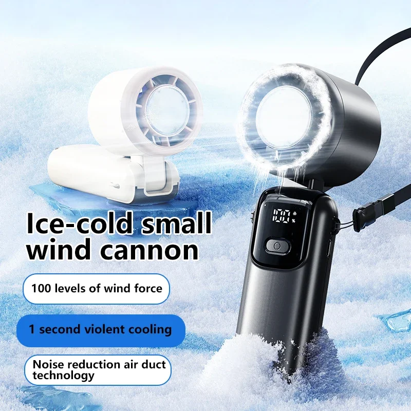 Lenovo Ice Cooling Ventilator – Usb-Tischventilator Mit Eiskühlung, 100 Stufen Und Turbo Lenovo Ice Cooling Ventilator – Usb-Tischventilator Mit Eiskühlung, 100 Stufen Und Turbo - Image 2