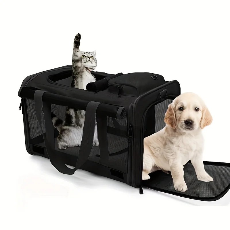 Pet Carrier For Large And Medium Cats Soft-Sided Pet Carrier For Big Medium Cats And Puppy Dog Carriers Cat Carriers Pet Carrier For Large And Medium Cats Soft-Sided Pet Carrier For Big Medium Cats And Puppy Dog Carriers Cat Carriers - Image 8