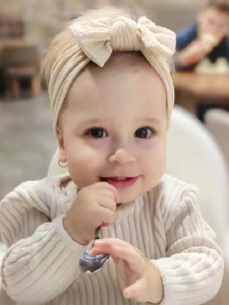 1/3 Stück Einfarbiges Baby-Stirnband Mit Schleife Kinder-Haarband Elastisches Nylon Neugeborenen-Weicher Turban Kopfwickel Kinder-Haaraccessoires 1/3 Stück Einfarbiges Baby-Stirnband Mit Schleife Kinder-Haarband Elastisches Nylon Neugeborenen-Weicher Turban Kopfwickel Kinder-Haaraccessoires - Image 14