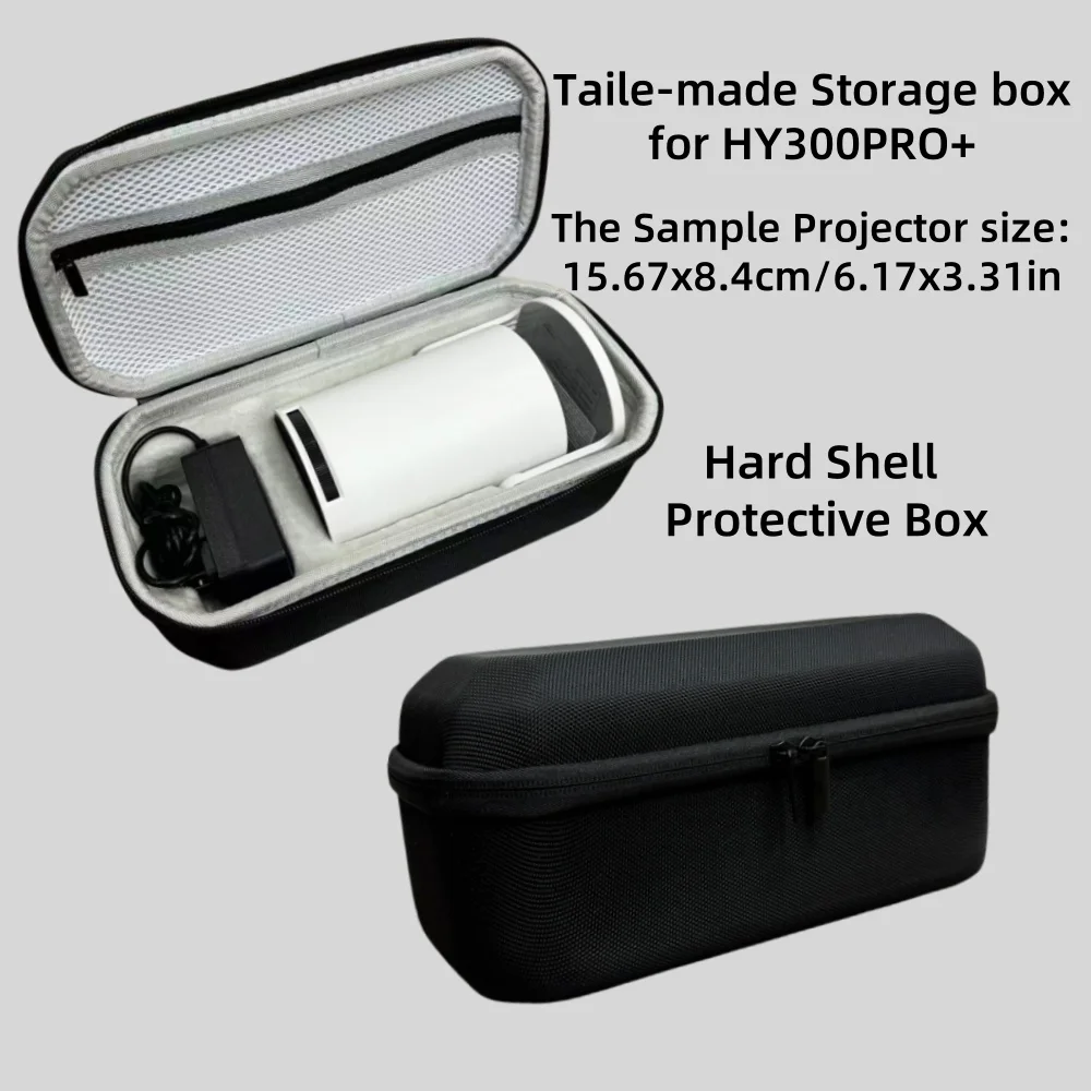 Neue Hardcase-Schutzhülle Für Magcubic Hy300/Hy300Pro – Tragbare Aufbewahrungs- Und Reisetasche Mit Griff Zum Schutz Des Mini-Projektors Neue Hardcase-Schutzhülle Für Magcubic Hy300/Hy300Pro – Tragbare Aufbewahrungs- Und Reisetasche Mit Griff Zum Schutz Des Mini-Projektors - Image 2