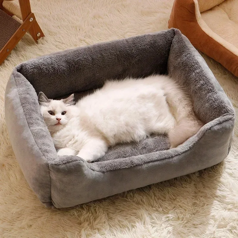 Bed For Cats Pet Products Cushions Kitten Winter Accessories Dog All Houses Supplies Things Accessory Habitats Basket House Beds Bed For Cats Pet Products Cushions Kitten Winter Accessories Dog All Houses Supplies Things Accessory Habitats Basket House Beds - Image 2