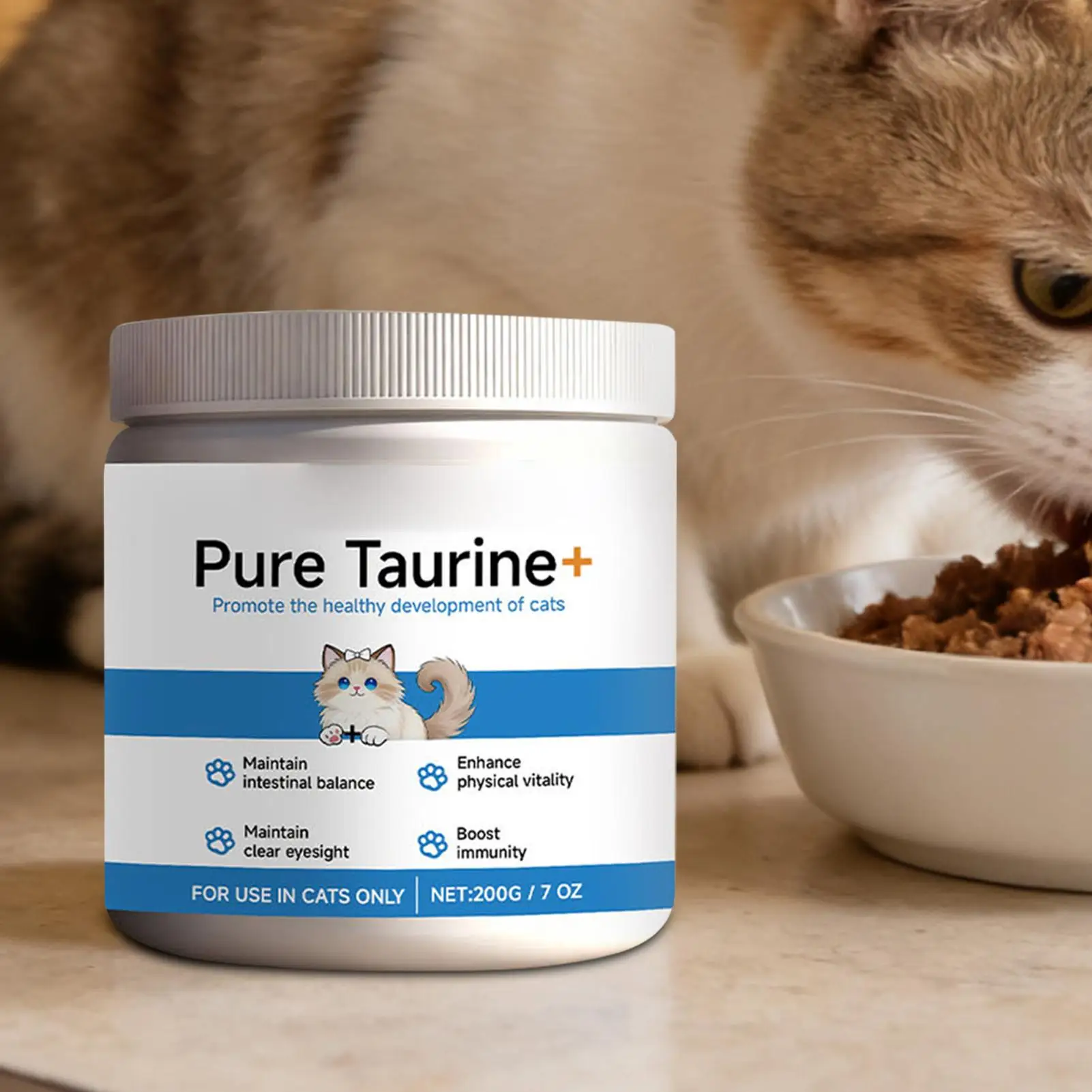 Pet Supplements 200G Daily Nutrition Cats Wet Or Dry Food Supplements For Small Medium Large Breeds Animals Home Travel Shelter Pet Supplements 200G Daily Nutrition Cats Wet Or Dry Food Supplements For Small Medium Large Breeds Animals Home Travel Shelter - Image 2