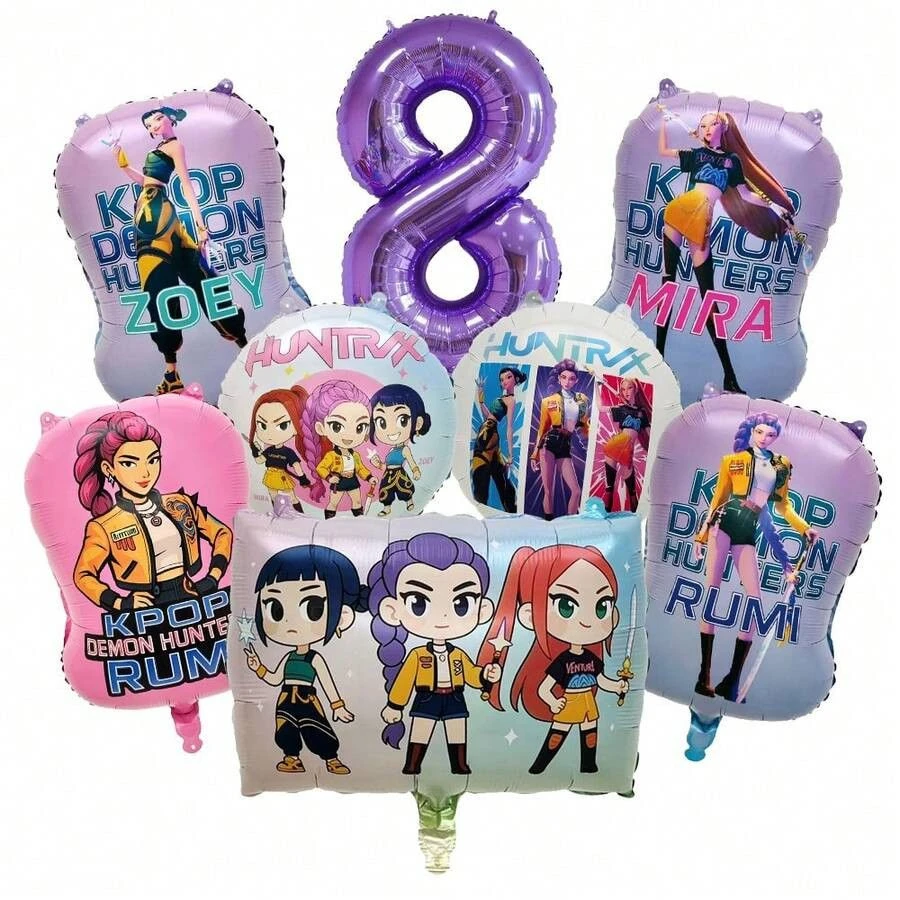 Heißer Kpop Demon Hunters Nummer 1-9 Folienballon-Set, Vollständiges Ensemble-Themenballons Geburtstagsparty-Dekorationen Foto-Requisiten Neu Heißer Kpop Demon Hunters Nummer 1-9 Folienballon-Set, Vollständiges Ensemble-Themenballons Geburtstagsparty-Dekorationen Foto-Requisiten Neu - Image 15
