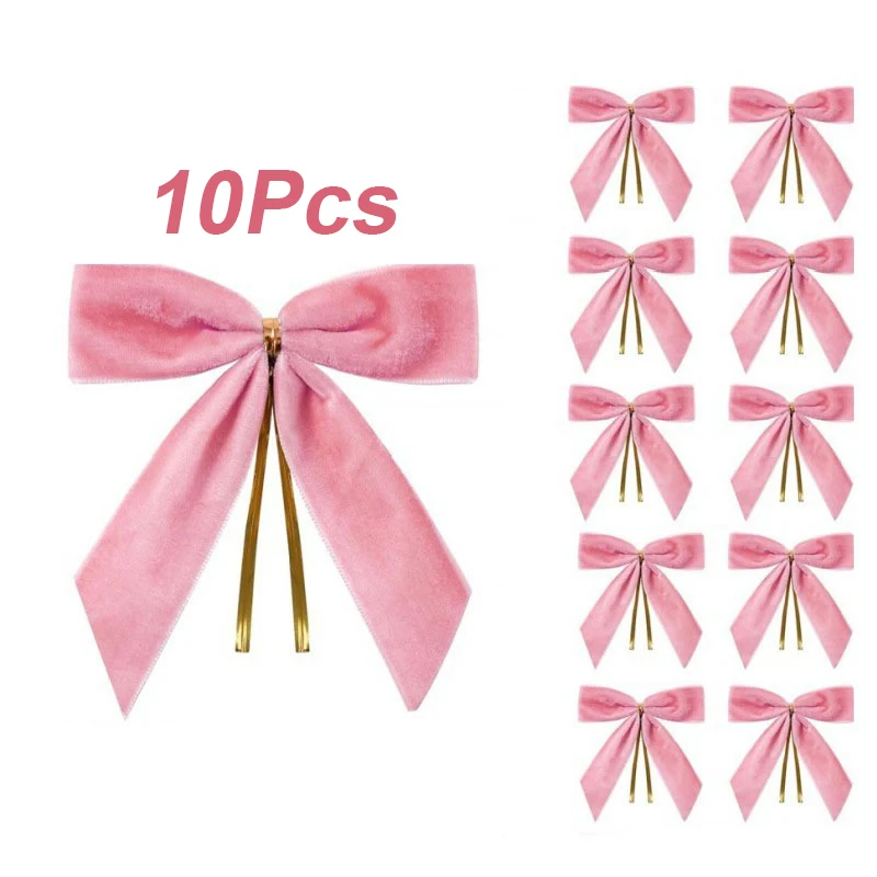 10/20 Stück Samtschleifen Für Weihnachtsbaumdekoration, Kranz, Girlande, Samtschleife Mit Gedrehter Krawatte, Weihnachtssamtschleifen, Weihnachtsfeiertage 10/20 Stück Samtschleifen Für Weihnachtsbaumdekoration, Kranz, Girlande, Samtschleife Mit Gedrehter Krawatte, Weihnachtssamtschleifen, Weihnachtsfeiertage - Image 5