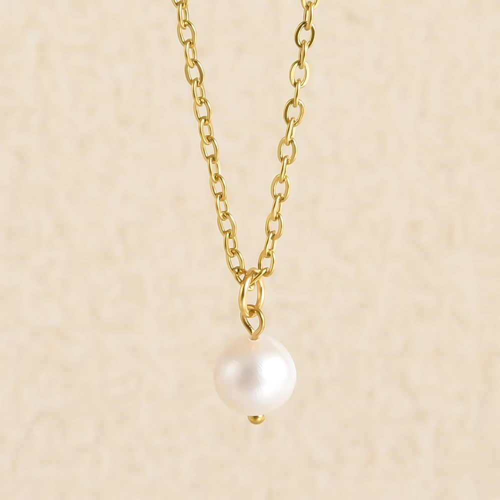 Echte Unregelmäßige Natürliche Süßwasserperlen Anhänger Halsketten Edelstahl O Gliederkette 45/50/60 Cm Modeschmuck Halskette Echte Unregelmäßige Natürliche Süßwasserperlen Anhänger Halsketten Edelstahl O Gliederkette 45/50/60 Cm Modeschmuck Halskette - Image 21
