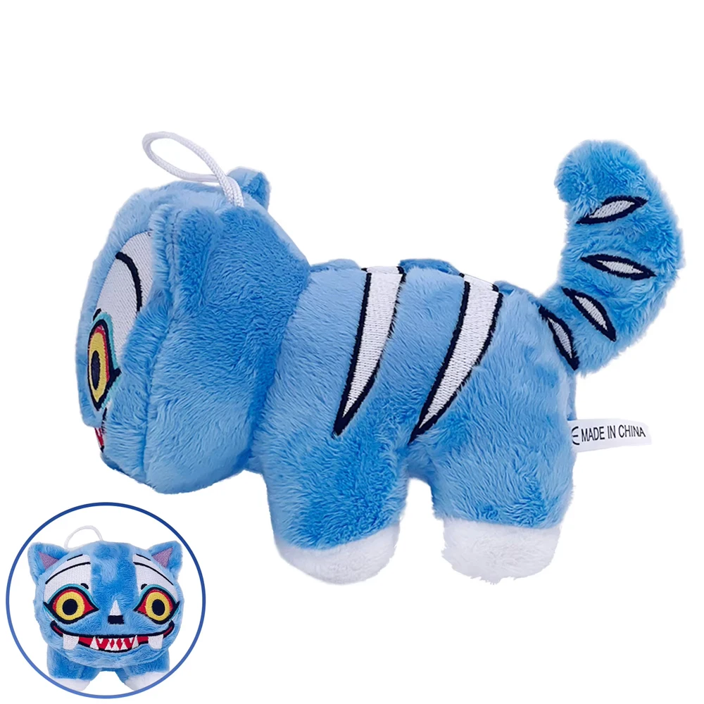 Neue, Angesagte Anime-Hunter-Plüschfigur: Süßer Lila Tiger Mit Schwarzem Hut, Elster Mit 3 Augen, Monsterjäger-Mädchen-Gruppe, Stofftier Für Fans Als Geschenk Neue, Angesagte Anime-Hunter-Plüschfigur: Süßer Lila Tiger Mit Schwarzem Hut, Elster Mit 3 Augen, Monsterjäger-Mädchen-Gruppe, Stofftier Für Fans Als Geschenk - Image 9