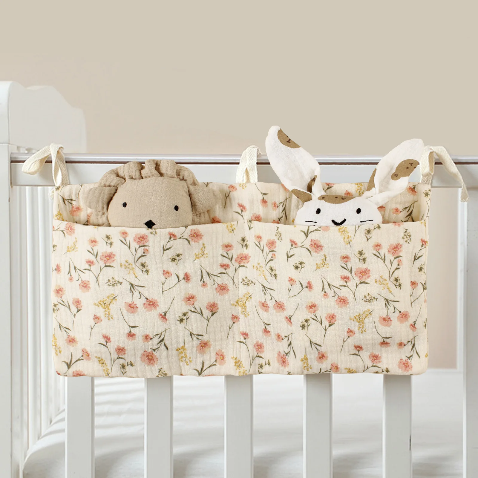 Babybett-Organizer, Kinderbett, Caddy, Bett, Aufbewahrungstasche, 2 Taschen, Nachttisch, Hängende Windel, Kinderzimmer, Spielzeug, Tasche, Windeln, Kinderwagen, Organisieren Babybett-Organizer, Kinderbett, Caddy, Bett, Aufbewahrungstasche, 2 Taschen, Nachttisch, Hängende Windel, Kinderzimmer, Spielzeug, Tasche, Windeln, Kinderwagen, Organisieren - Image 20