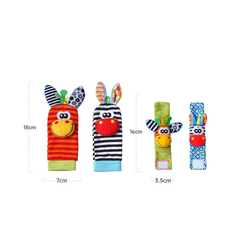 2 Teile/Satz Baby Rassel Spielzeug Nette Kuscheltiere Handgelenk Rassel Fuß Finder Socken 0 ~ 12 Monate Für Kleinkind Junge Mädchen Neugeborenen Geschenk 2 Teile/Satz Baby Rassel Spielzeug Nette Kuscheltiere Handgelenk Rassel Fuß Finder Socken 0 ~ 12 Monate Für Kleinkind Junge Mädchen Neugeborenen Geschenk - Image 6