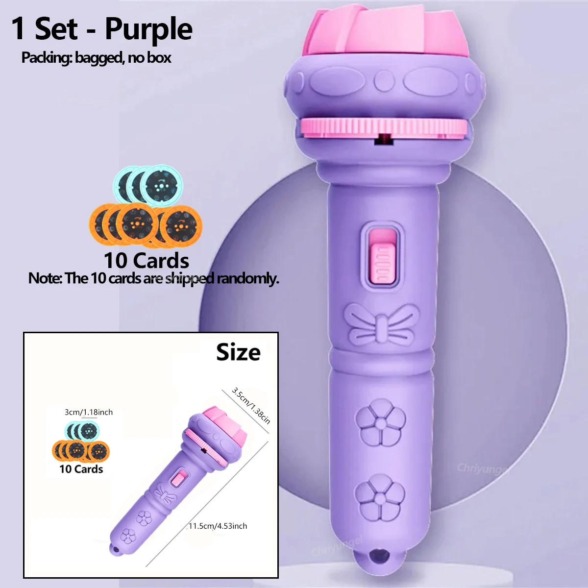 Projector Flashlight For Kids 10 Cards 80 Patterns Bedtime Toys Cartoon Light Educational Toy Gift For Toddler Boys Girls Projector Flashlight For Kids 10 Cards 80 Patterns Bedtime Toys Cartoon Light Educational Toy Gift For Toddler Boys Girls - Image 9
