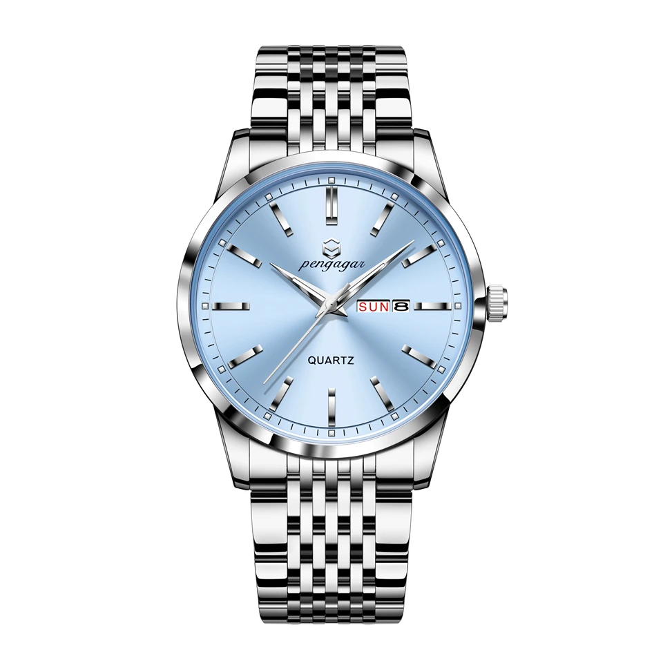 2025 Neue Top Marke Luxus Mann Armbanduhr Wasserdicht Leucht Datum Männer Uhren Edelstahl Quarz 43Mm Herren Uhr Männlichen Reloj 2025 Neue Top Marke Luxus Mann Armbanduhr Wasserdicht Leucht Datum Männer Uhren Edelstahl Quarz 43Mm Herren Uhr Männlichen Reloj - Image 10