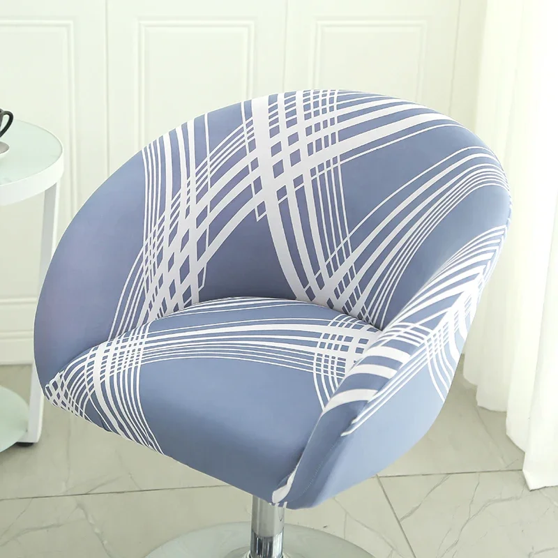Semi-Circular Chair Cover Elastic Dining Chairs Slipcovers Accent Curved Chairs Dustproof Covers Armchair Seat Case Home Decor Semi-Circular Chair Cover Elastic Dining Chairs Slipcovers Accent Curved Chairs Dustproof Covers Armchair Seat Case Home Decor - Image 4