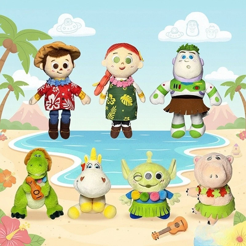 18-30Cm Original Toy Story 5 Hawaii Limited Series Woody Jesse Bath Lightyear Plüschtier Cartoon-Puppe Heimdekoration Weihnachtsgeschenke 18-30Cm Original Toy Story 5 Hawaii Limited Series Woody Jesse Bath Lightyear Plüschtier Cartoon-Puppe Heimdekoration Weihnachtsgeschenke