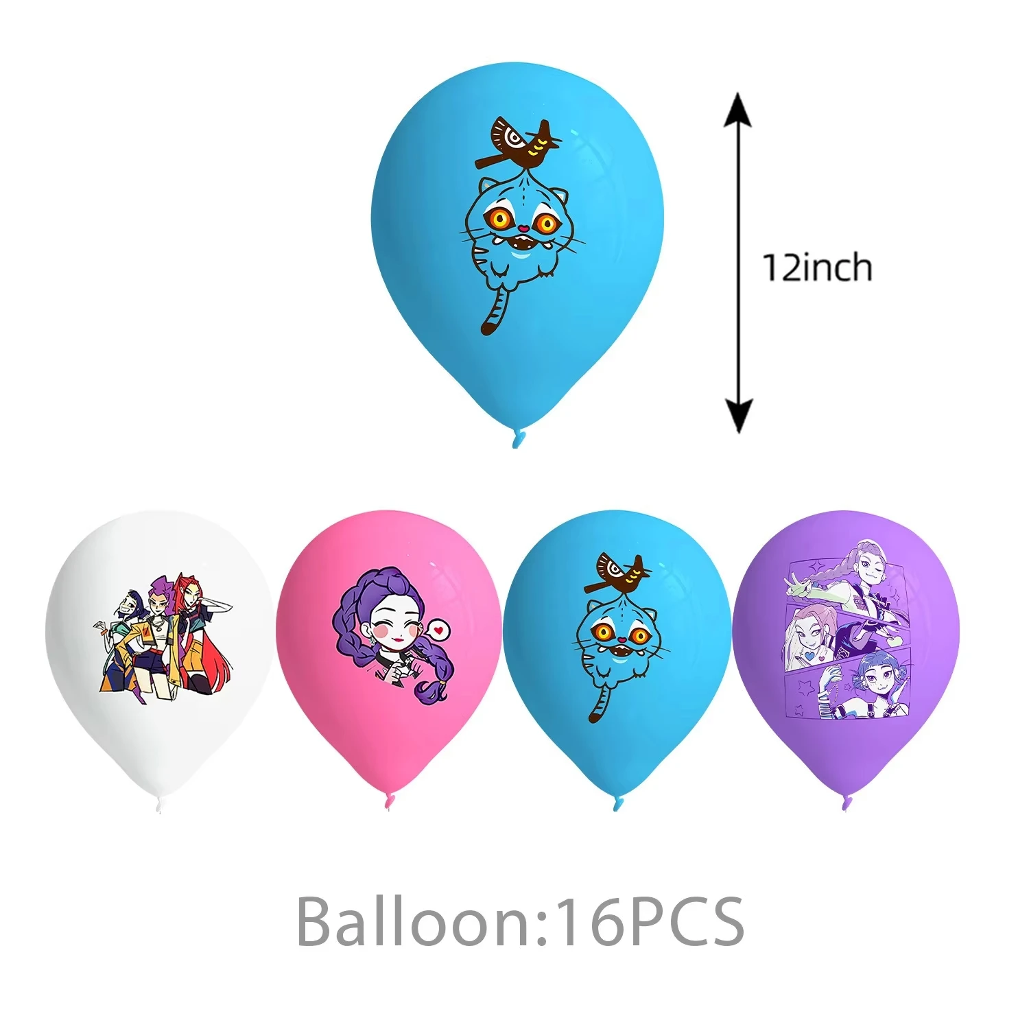 Heißes K-Pop Geburtstagsparty-Dekorationsset Für Kinder: Tischgeschirr, Ballons, Becher, Teller, Servietten, Tortenaufsatz, Banner, Geschenktüte – Partyzubehör Heißes K-Pop Geburtstagsparty-Dekorationsset Für Kinder: Tischgeschirr, Ballons, Becher, Teller, Servietten, Tortenaufsatz, Banner, Geschenktüte – Partyzubehör - Image 9