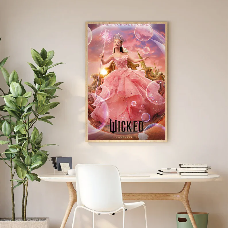 2024 Musical Movie Wicked Classic Fantasy Film Poster Und Hd-Gedruckte Leinwand Malerei Wandkunst Bilder Home Interior Decor Geschenk 2024 Musical Movie Wicked Classic Fantasy Film Poster Und Hd-Gedruckte Leinwand Malerei Wandkunst Bilder Home Interior Decor Geschenk - Image 5