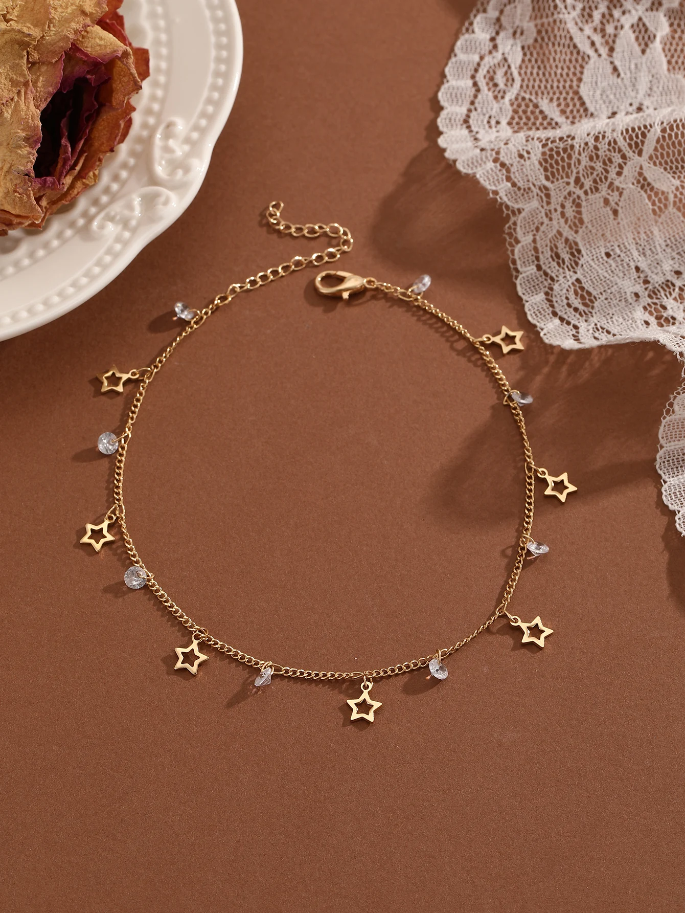 Qiamni Sommer Böhmen Kristall Zirkonia Fußkettchen Für Frauen Mädchen Knöchel Armband Bein Kette Strand Party Reise Fuß Schmuck Qiamni Sommer Böhmen Kristall Zirkonia Fußkettchen Für Frauen Mädchen Knöchel Armband Bein Kette Strand Party Reise Fuß Schmuck - Image 8